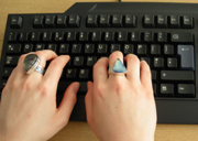 Touchtyping all Fingers